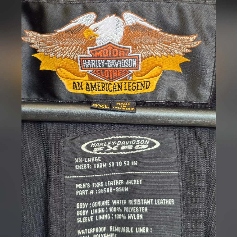 Men's & Women's Leather Harley-Davidson FXRG Motorcycle Jackets M XXL W Sm 4-6